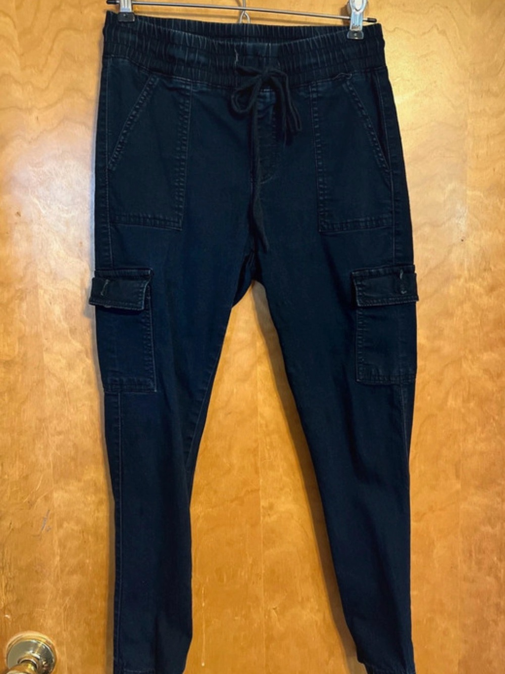Navy Women's Cargo Jogger Jeans